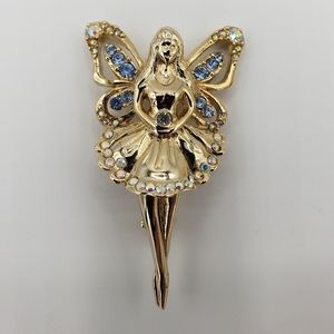 Vintage Monet Sugar Plum Fairy Ballerina Brooch